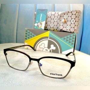 Brand New Paul Frank Matte Black “Visions of Grandeur” Eyeglasses RX101
